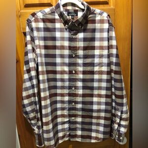 EUC Men’s Banana Republic Checked Button Down Shirt
